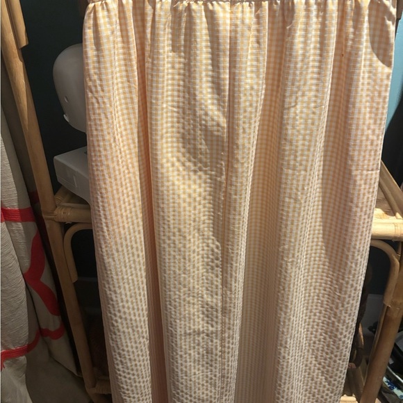 Vintage Jeffrey Banks Butter Yellow Gingham Maxi Dress - Picture 5 of 5